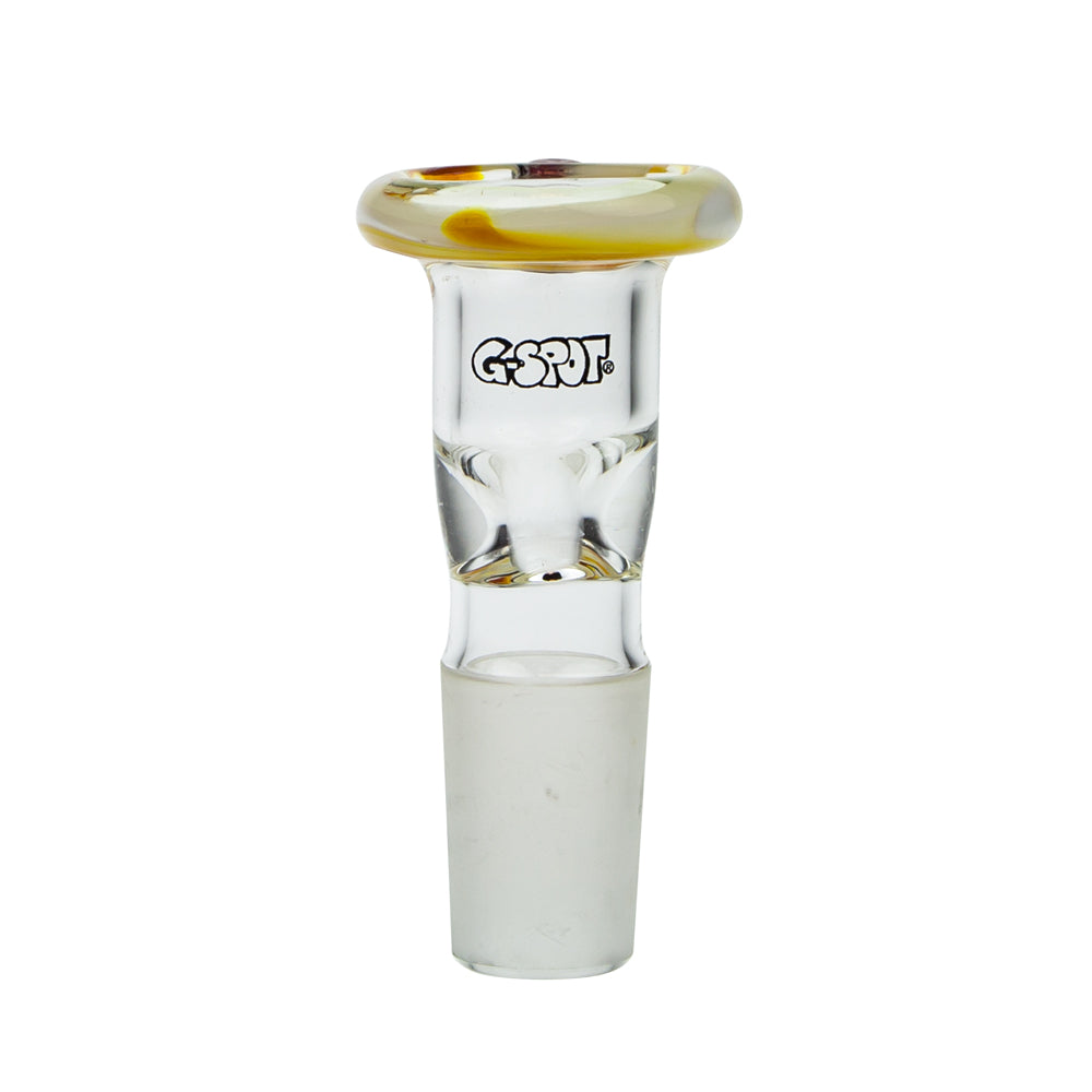 G-Spot Glass - Color Tulip Bowl - 18.8mm - Amber and White