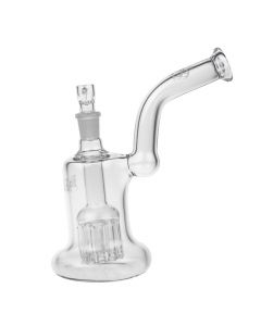 Black Leaf Octobong Bubbler with 10-Arm Perc | Side view 1